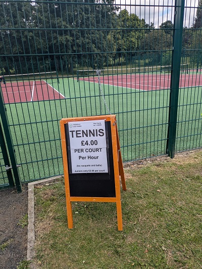 Friends of CHaT Parks Game of Thornes - Tennis Courts