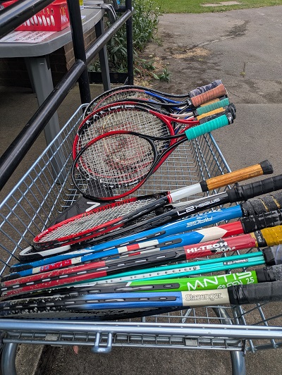 Friends of CHaT Parks Game of Thornes - tennis racquets