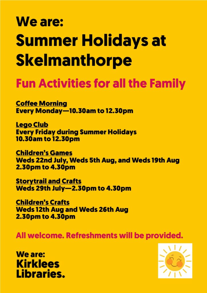 Summer Hol Activity Poster 2026