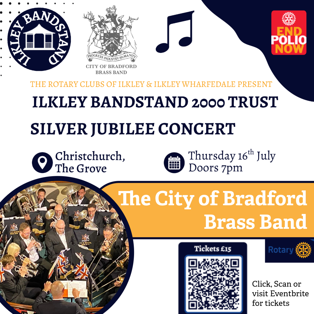 Ilkley Bandstand Jubilee Concert with City of Bradford Brass Band
