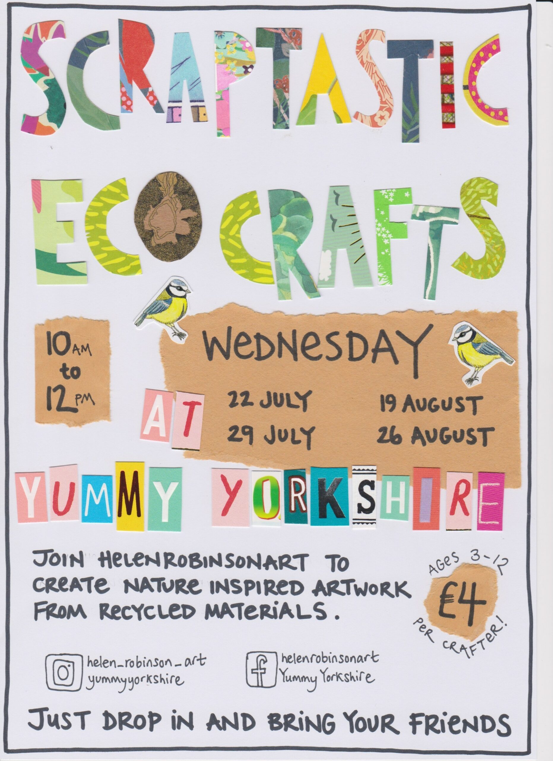Craft Workshop - SCRAPtastic at Yummy Yorkshire
