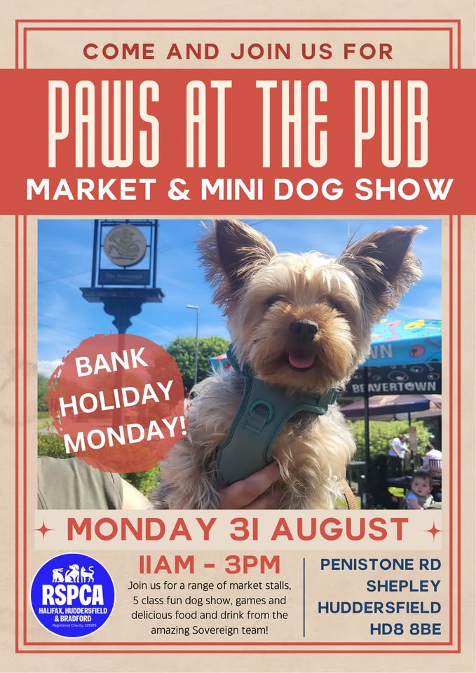 Paws At The Pub: Market & Fun Dog Show