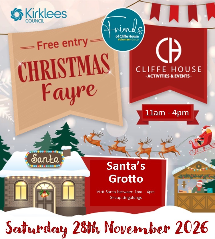 Christmas Fayre at Cliffe House, Shepley