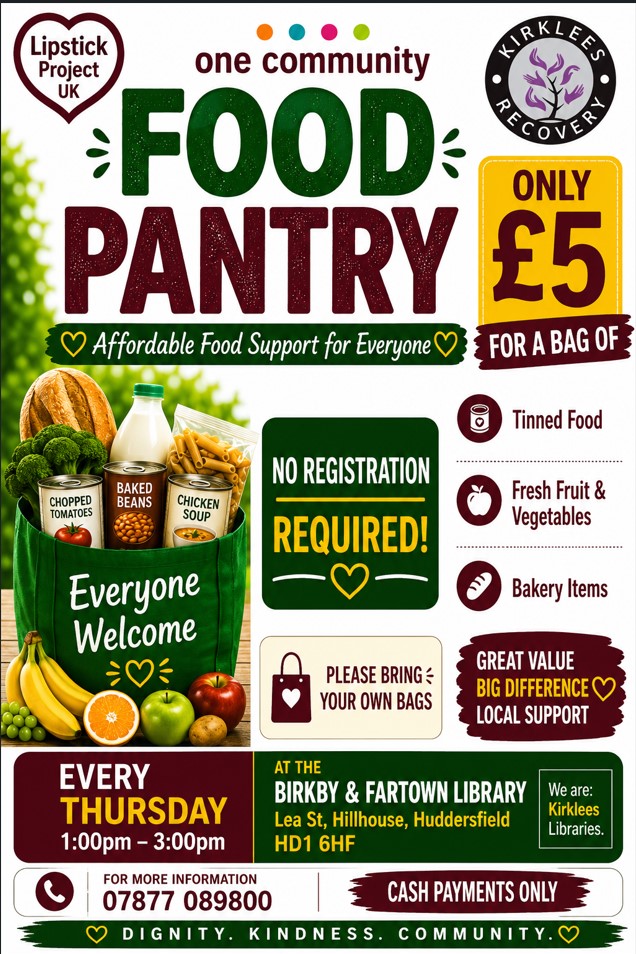 Food Pantry - Birkby Fartown Library