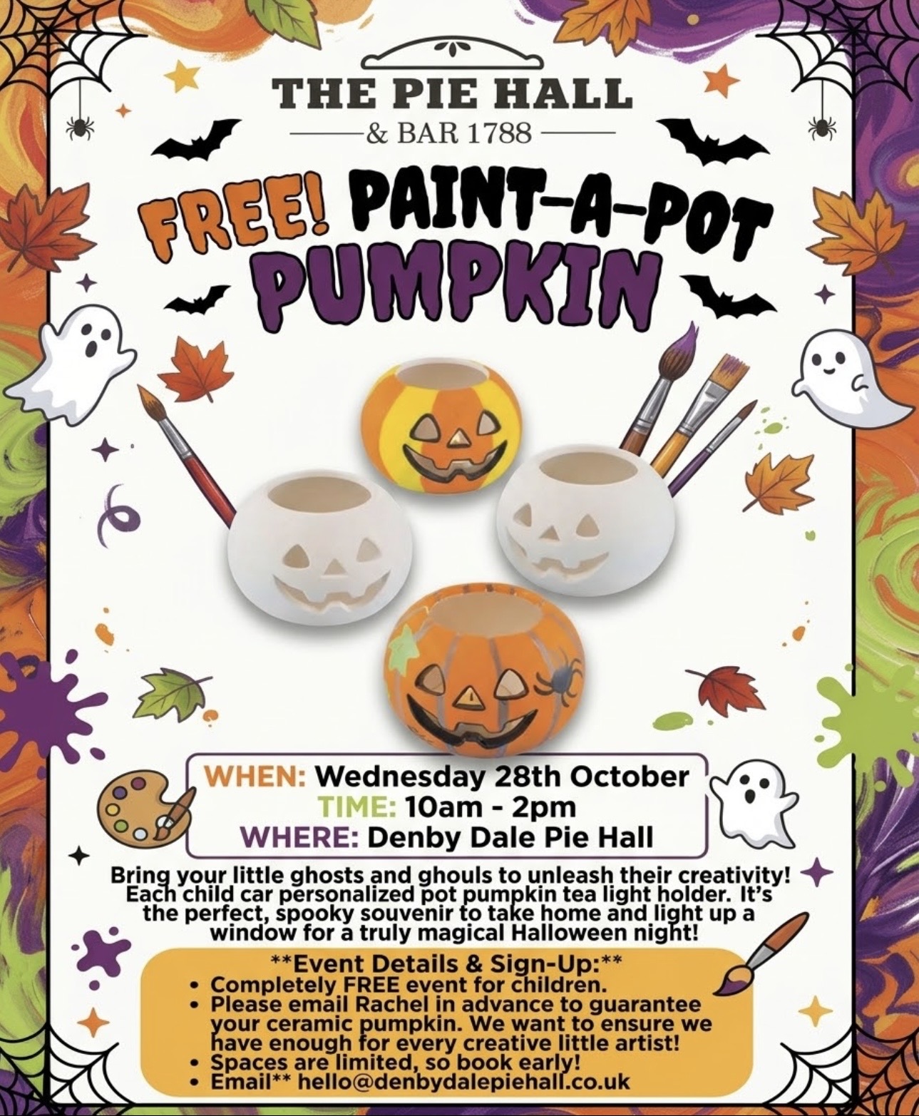 FREE - Paint-A-Pot Pumpkin