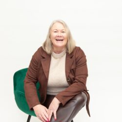 Michelle Poole brown jacket - Virtual Hand
