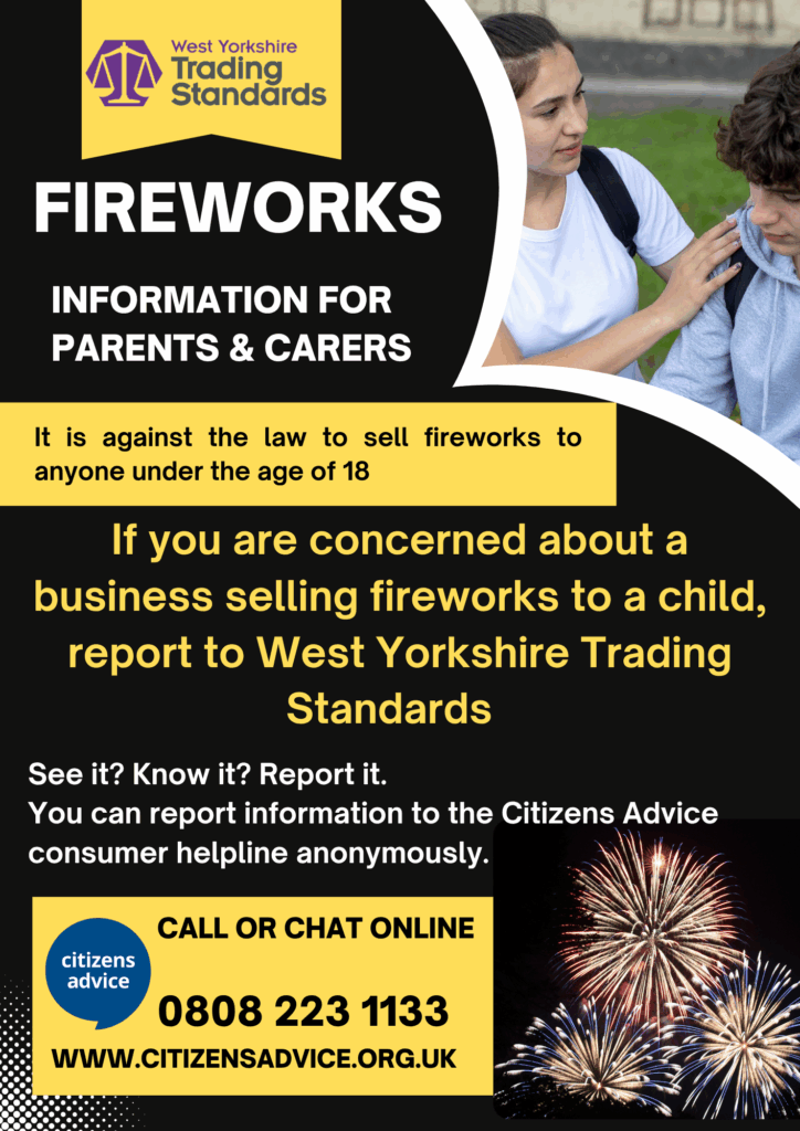Parent Carer Firework Report info