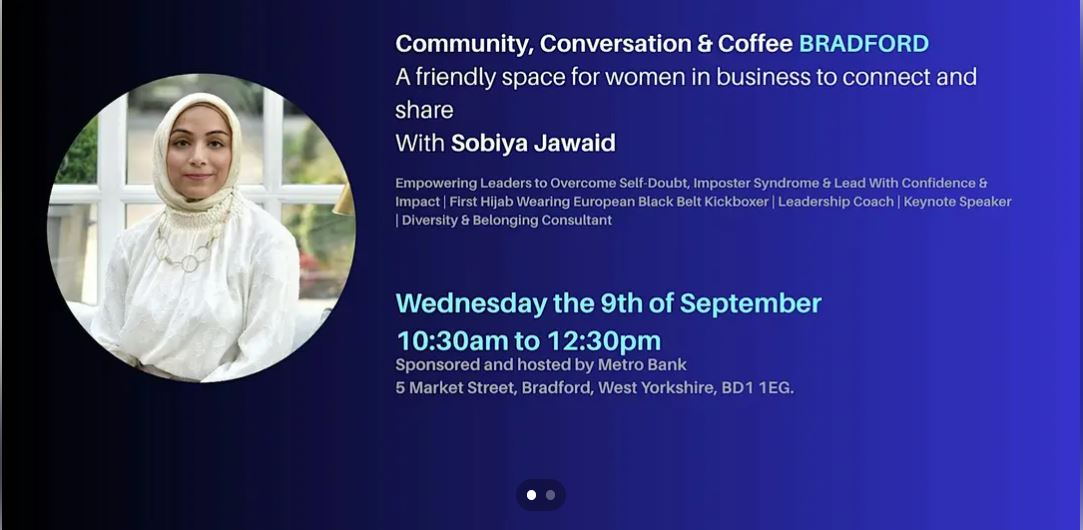 Community, Conversation and Coffee with Sobiya Jawaid
