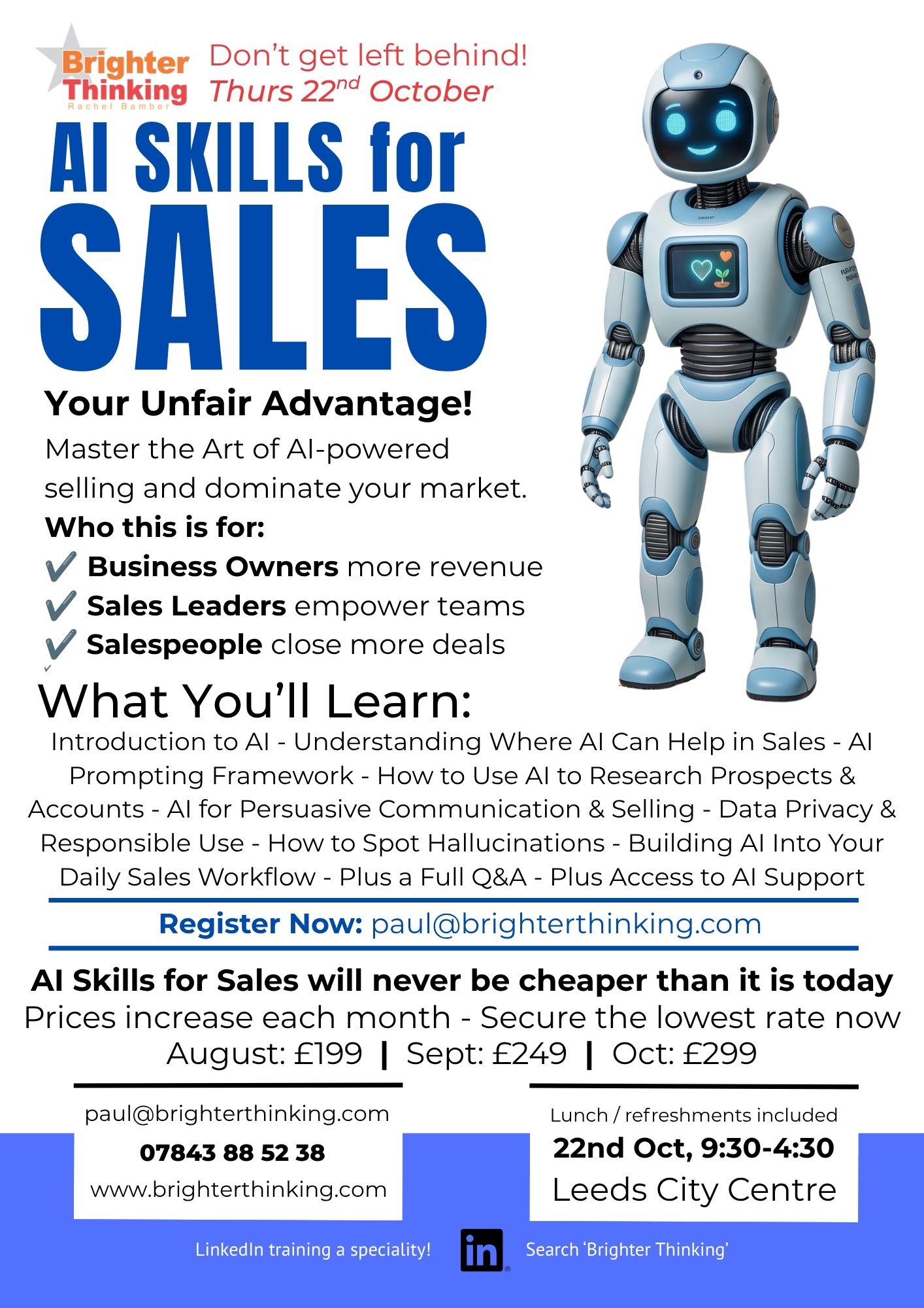 AI Skills for Sales: Your Unfair Advantage