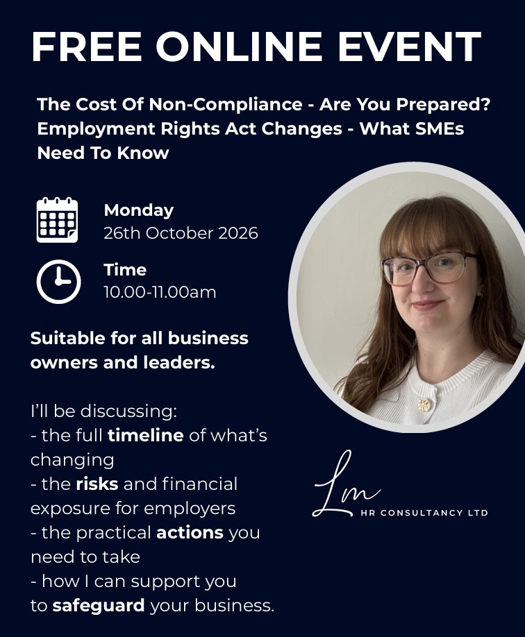 The Cost of Non-Compliance - Are You Prepared? Employment Law Changes - What SMEs Need to Know