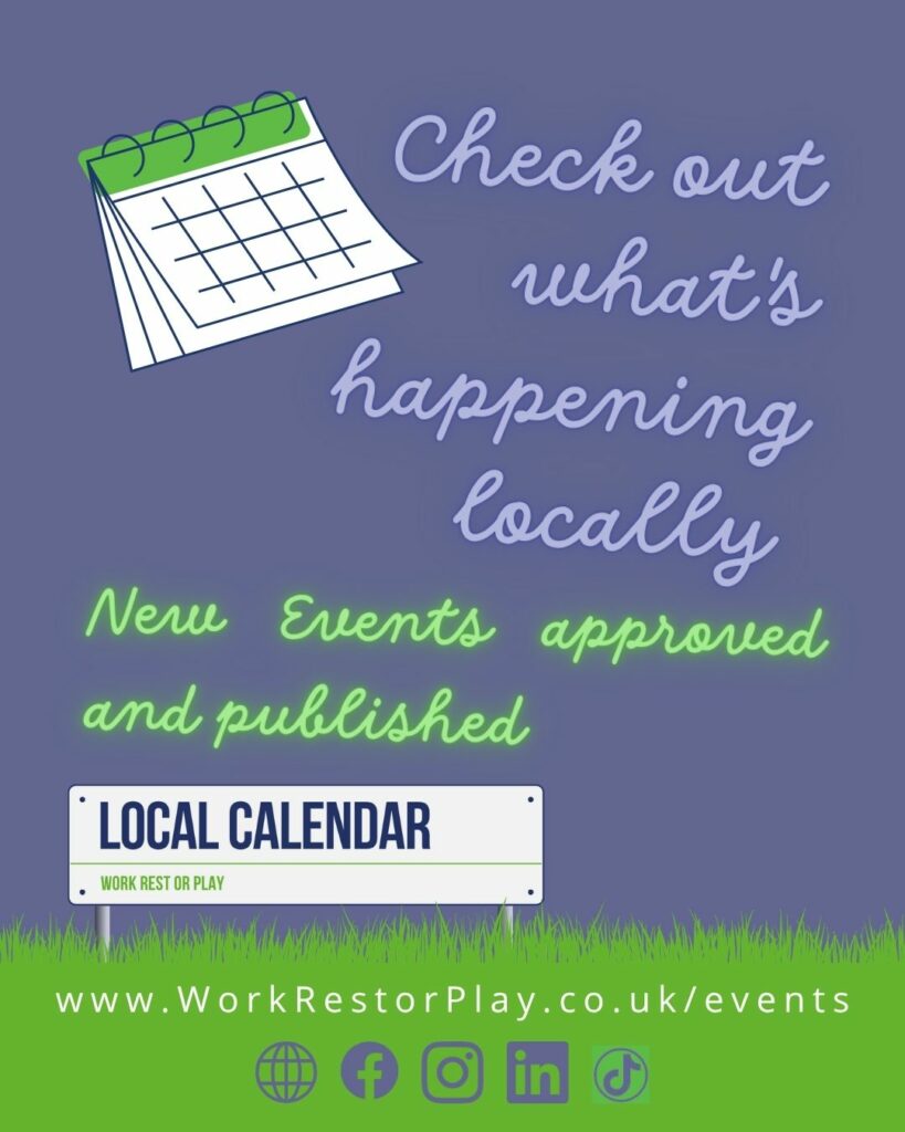 Work Rest or Play - Local events calendar 71026